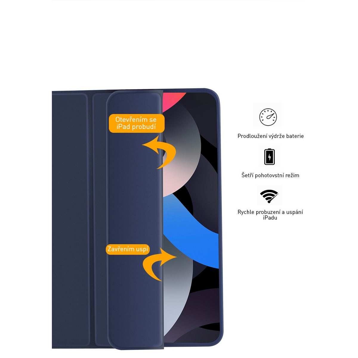 Kryt COTEetCI Apple iPad Pro 12.9 a Pencil, čierna (61011-BK)