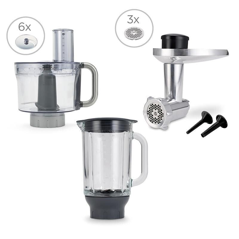 Kuchynský robot Kenwood Titanium Chef Baker KVC85.594SI NEKOMPLET