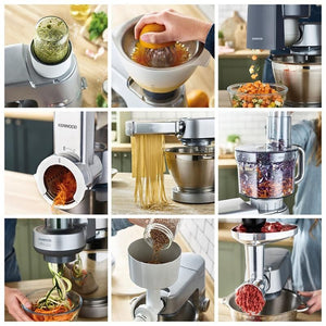 Kuchynský robot Kenwood Titanium Chef Baker KVC85.594SI NEKOMPLET