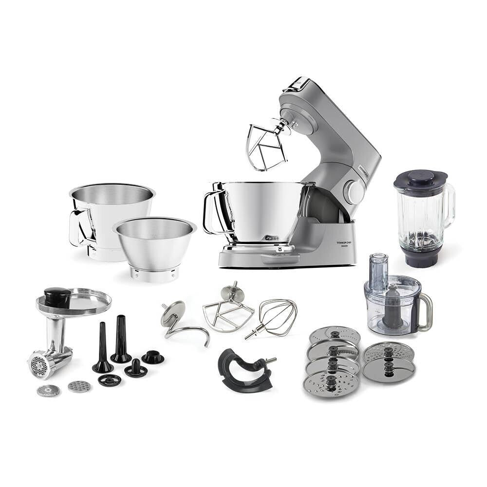 Kuchynský robot Kenwood Titanium Chef Baker KVC85.594SI NEKOMPLET