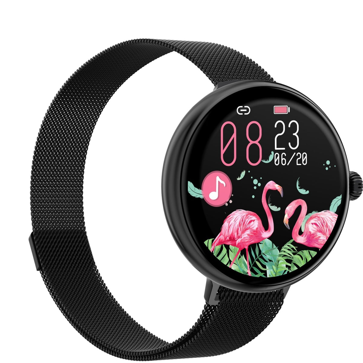 Dámske smart hodinky Immax Lady Music Fit, čierna POUŽITÉ, NEOPOT