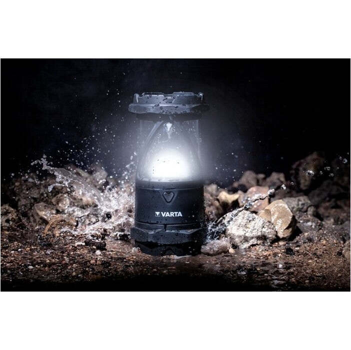 LED kempingová svietidlo Varta 18761101111 L30 Pro, čierna