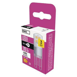 LED žiarovka Emos ZQ9527, G9, 1,9W, neutrálna biela