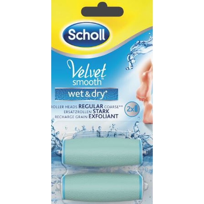 Náhradné hlavice do pilníka SCHOLL VelvetSmooth, 2ks, hrubé