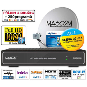 Mascom sat.set MC270/80MBL+M7