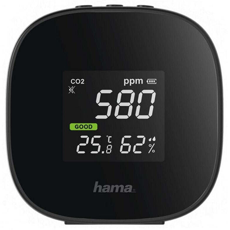 Merač kvality vzduchu Hama Safe, CO2, teplota, vlhkosť ROZBALENÉ