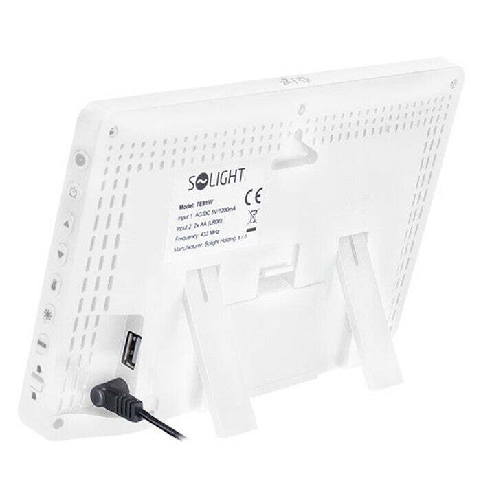 Meteostanica Solight TE81W, farebný LCD NEKOMPLETNÉ PŘÍSLUŠENSTV