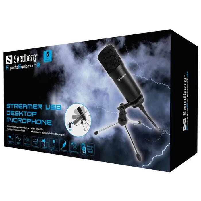Mikrofón Sandberg Streamer 126-09