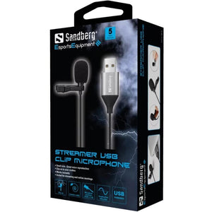 Mikrofón Sandberg Streamer Clip 126-19