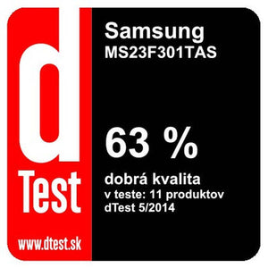 Mikrovlnná rúra Samsung MS23F301TAS NEKOMPLETNÉ PŘÍSLUŠENSTVO