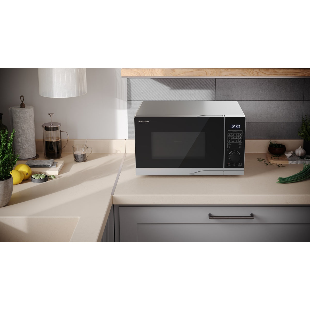 Mikrovlnná rúra Sharp YC-PG234AE-S