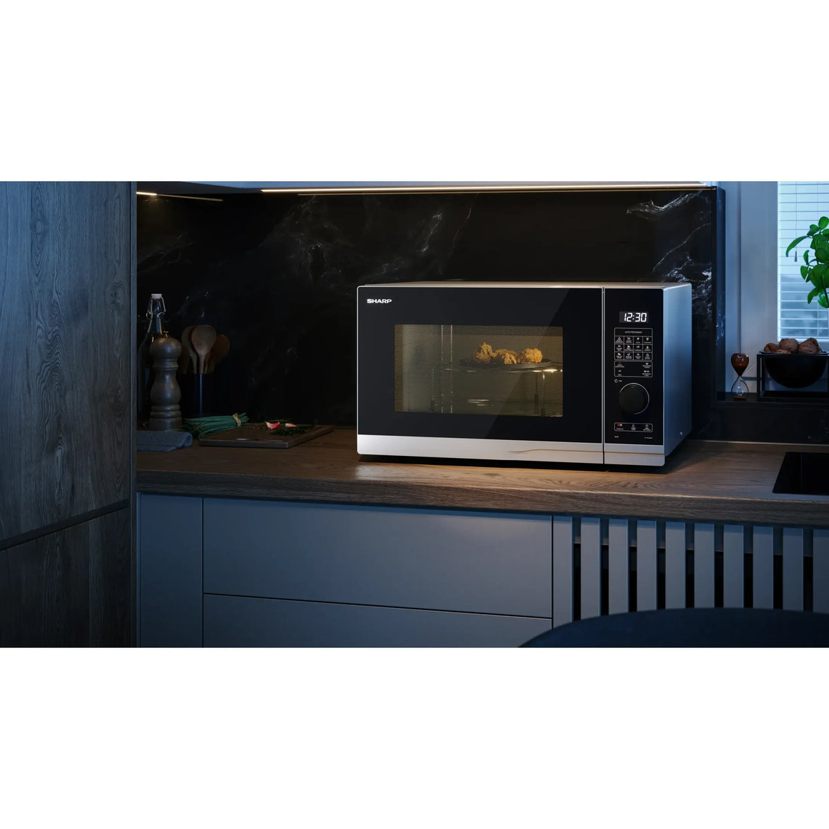 Mikrovlnná rúra Sharp YC-PG234AE-S