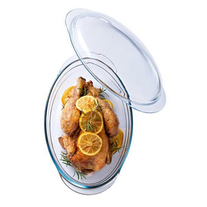 Miska na zapekanie s vekom Ocuisine 459AC00/1043, oválna, 4l