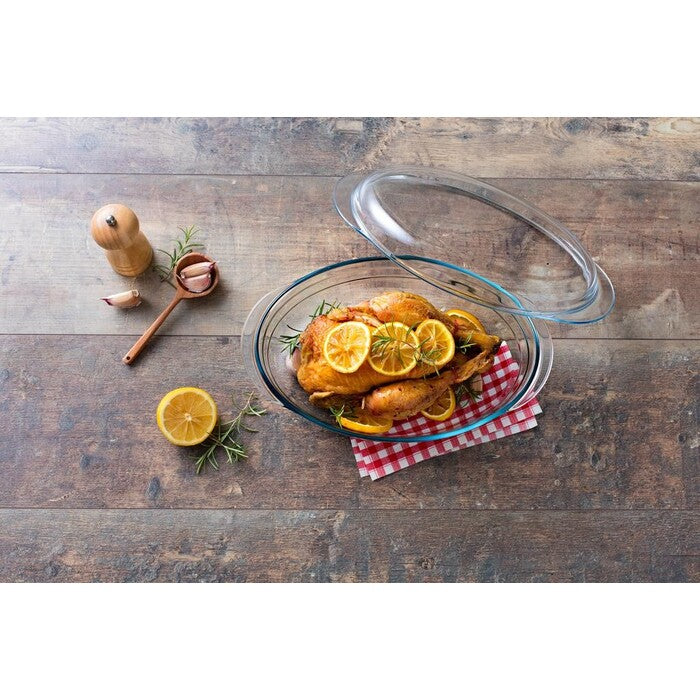 Miska na zapekanie s vekom Ocuisine 459AC00/1043, oválna, 4l