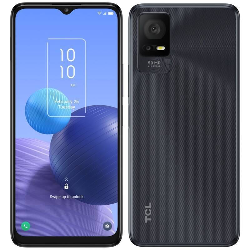 Mobilný telefón TCL 408 4GB/64GB, sivá POŠKODENÝ OBAL