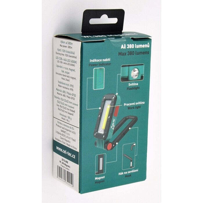 Multifunkčný pracovný svietidlo CEL-TEC WL380 Magnetic
