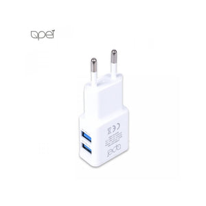 Nabíjačka Apei 2xUSB 3,1 A s rýchlonabíjaním + kábel Typ C