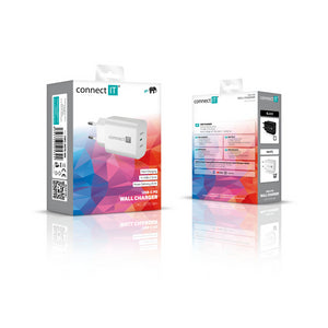 Nabíjačka Connect IT Voyager 2, 25W PD, 1xTyp C, biela