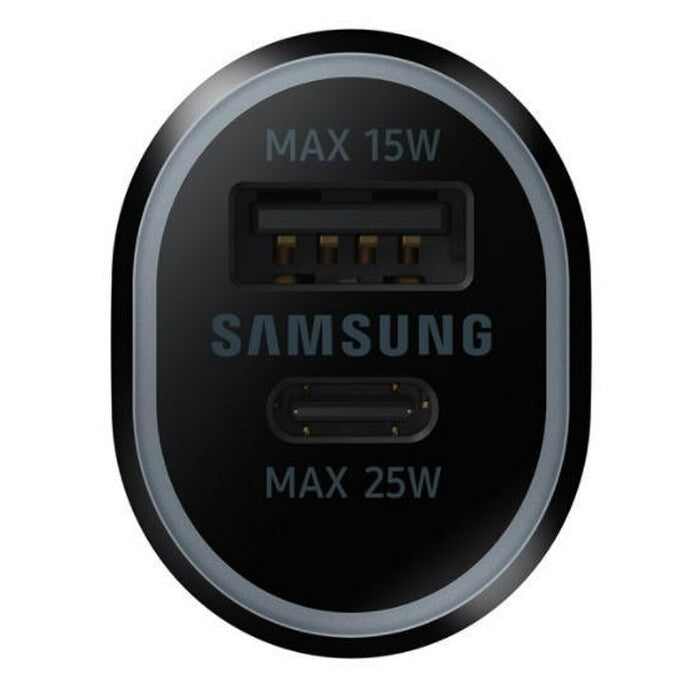 Nabíjačka do auta Samsung 40W USB/USB-C, duálna, čierna