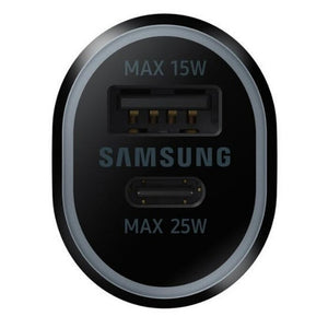 Nabíjačka do auta Samsung 40W USB/USB-C, duálna, čierna