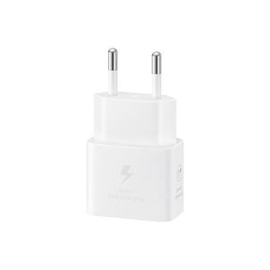 Nabíjačka Samsung 25W, biela, USB-C + kábel 1m