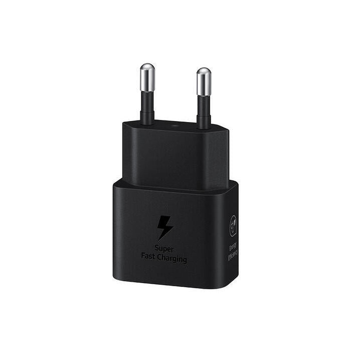Nabíjačka Samsung 25W, čierna, USB-C + kábel 1m