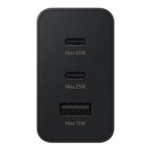 Nabíjačka Samsung 65W, 2x USB-C port, PD, QC, čierna
