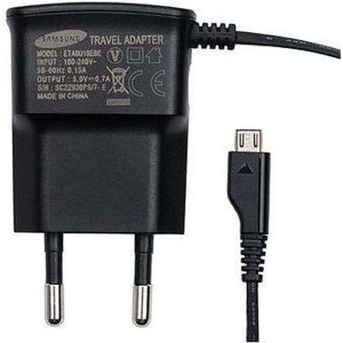 Nabíjačka Samsung s Micro USB, pevná, čierna