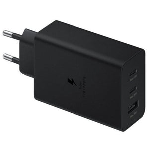 Nabíjačka Samsung 65W, 2x USB-C port, PD, QC, čierna