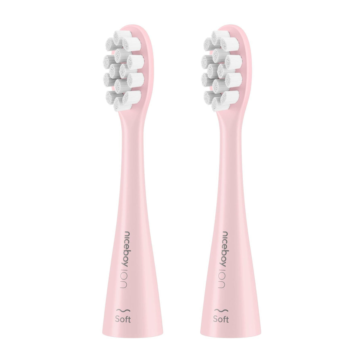 Náhradné hlavice Niceboy Sonic Soft pink, 2ks