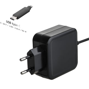 Univerzálny USB-C napájací adaptér 65W Akyga AK-ND-70