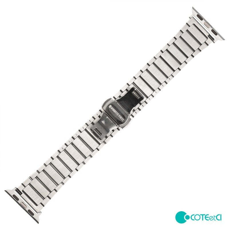 Oceľový remienok na Apple watch 38/40/41 mm, strieborný