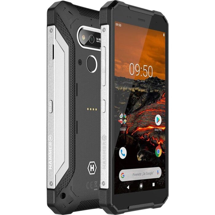 Odolný telefón myPhone Hammer Explorer 3GB/32GB, strieborná