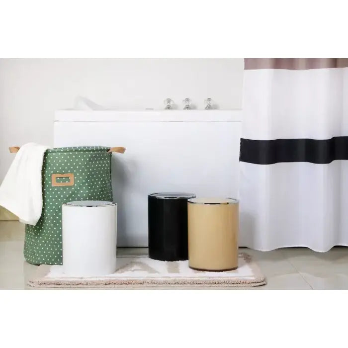 Odpadkový kôš Optima KOSPLASTBI, 5l, biely mat