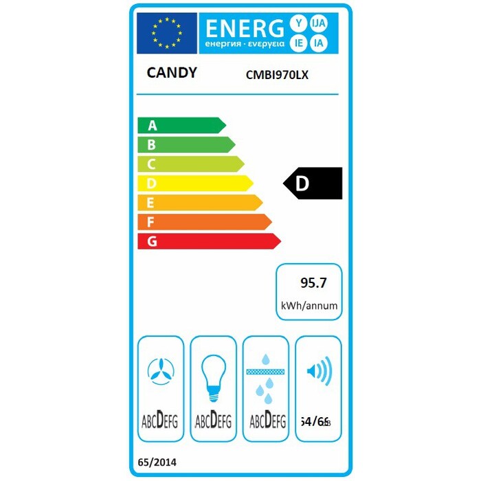 Odsávač pár Candy CMBI970LX, 90 cm