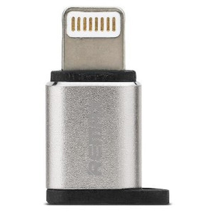 Adaptér Remax Micro USB na Lightning, strieborná