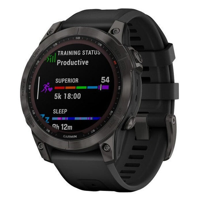 Garmin Epix Pro Sapphire/Titan, čierna/čierny remienok