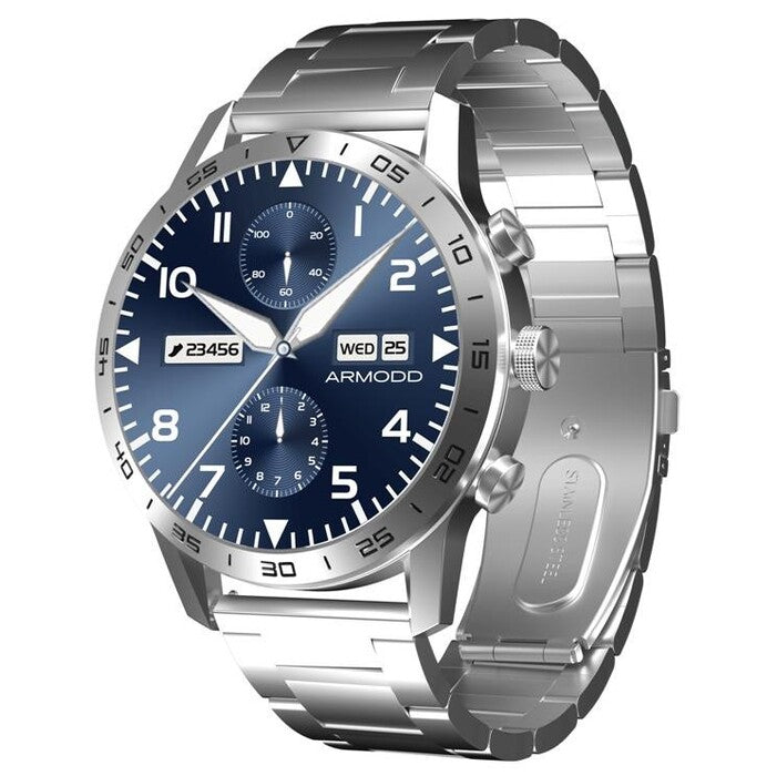 Smart hodinky ARMODD Silentwatch 4 Pro, strieborná