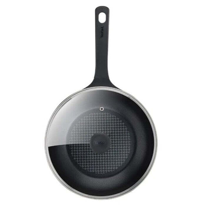 Panvica Wok Tefal Trattoria G6057574, sklenená pokrievka, 26cm