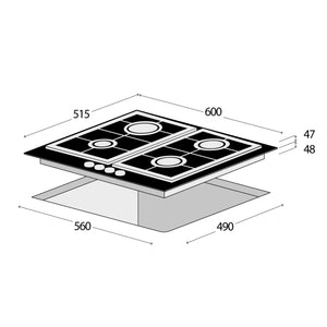 Plynová varná doska Concept PDV7060