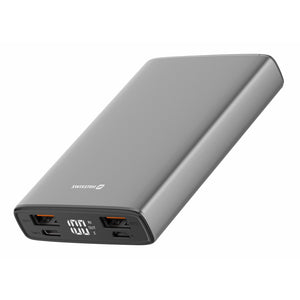 Powerbanka Swissten 10000mAh, PD+QC, 20W, sivá +kábel Typ C/C