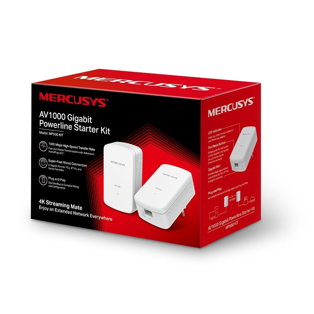 Powerline Mercusys MP500 KIT, AV1000