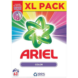 Prací prášok Ariel A000013366, farebná bielizeň, 63 dávok