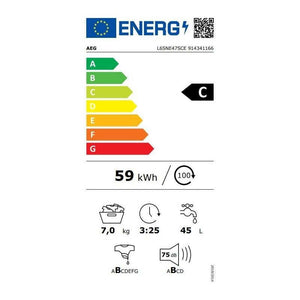 Práčka s predným plnením AEG L6SNE47SCE, 7kg POŠKODENÝ OBAL