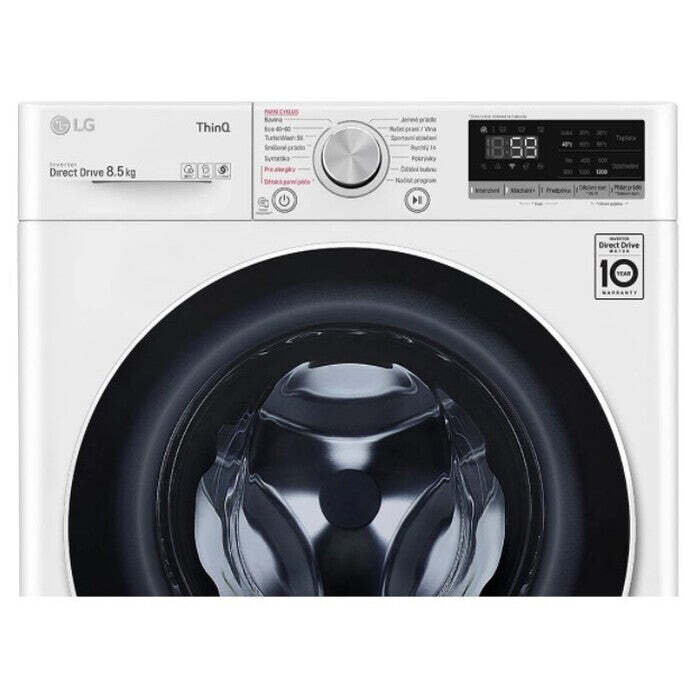Práčka s predným plnením LG F28V5GY1W, 8,5 kg POŠKODENÝ OBAL