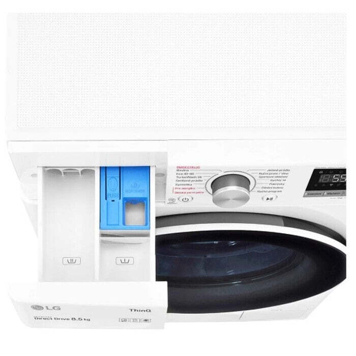 Práčka s predným plnením LG F28V5GY1W, 8,5 kg POŠKODENÝ OBAL