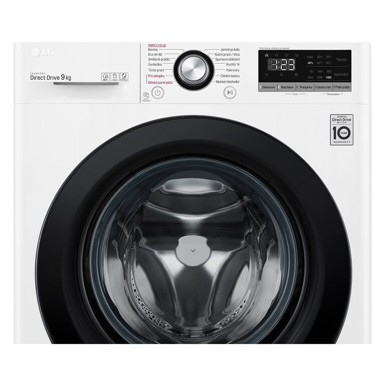Práčka s predným plnením LG F49V3VW6W, B, 9 kg POUŽITÝ, NEKOMPLE