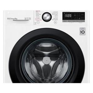 Práčka s predným plnením LG F49V3VW6W, B, 9 kg POUŽITÝ, NEKOMPLE