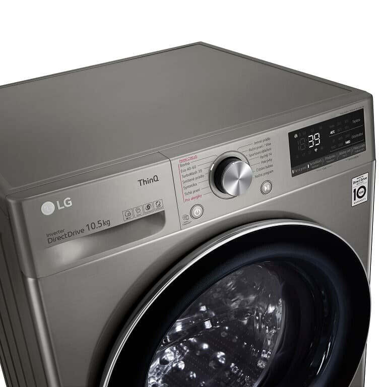 Práčka s predným plnením LG FA104V7R2TE, A, 10,5kg