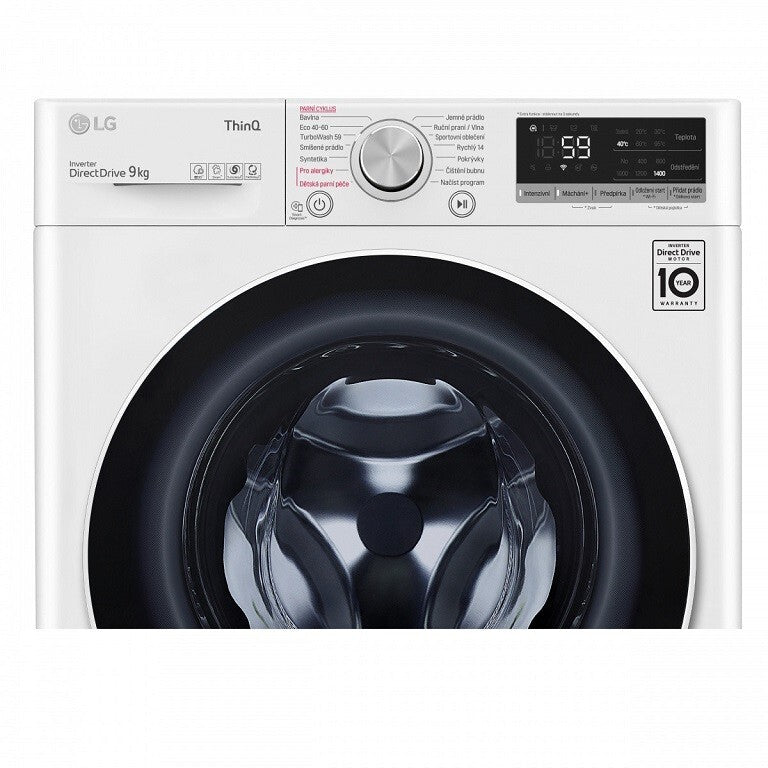 Práčka s predným plnením LG FA94V5UVW0, A, 9kg